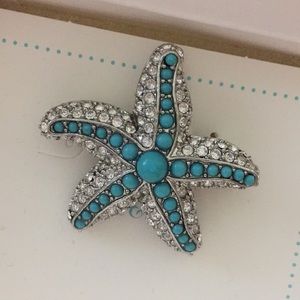 Starfish brooch